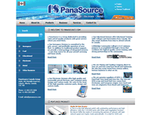 Tablet Screenshot of panasource.com